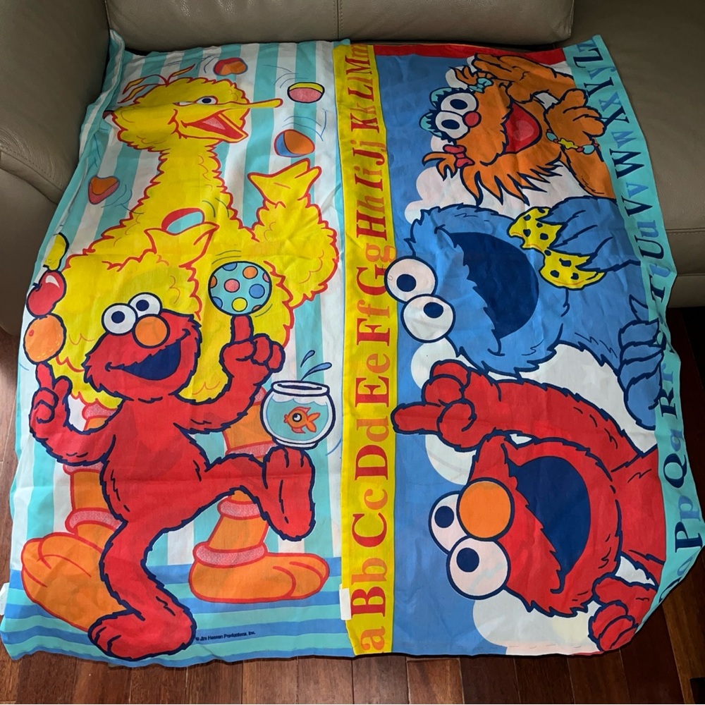 2XL/Body PILLOWCASES SESAME STREET Elmo,Big bird,Cookie Monster,Zoe Double sided